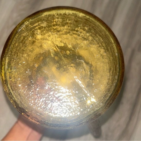 Vintage anchor hocking Textured Amber Glass Pitcher - Picture 4 of 4